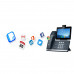 Yealink SIP-T58W -Videofone IP 16 contas SIP POE Gigabit Touch Wifi com Câmera